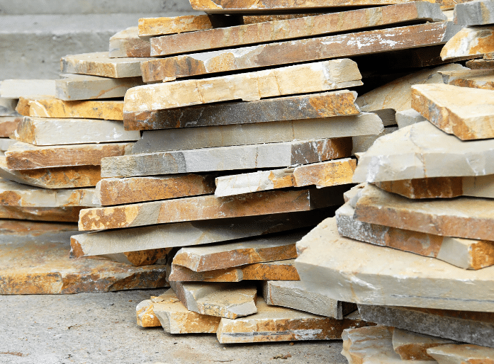 Natural Flagstone for Patios and Walkways Buy natural patio flagstone for sidewalks, walkways, and new home construction